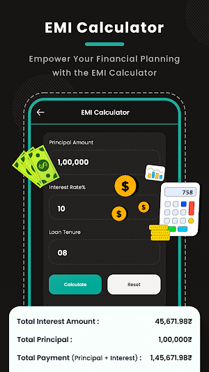 LoanBuddy -Loan EMI Calculator Screenshot 2