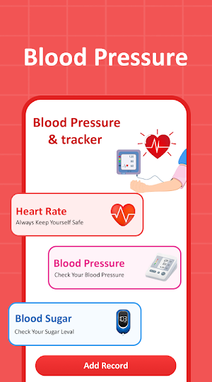 Blood Pressure & Sugar Tracker Screenshot 1