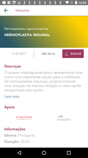 Videoatlas Laparoscopia Lubeck Screenshot 1