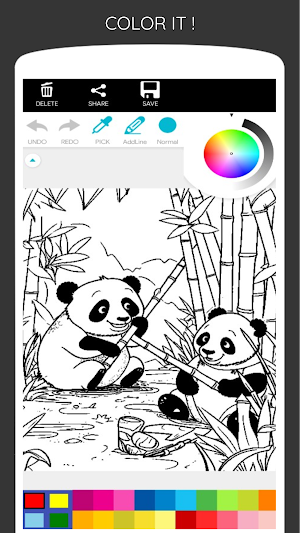 Panda Coloring Book Screenshot 3