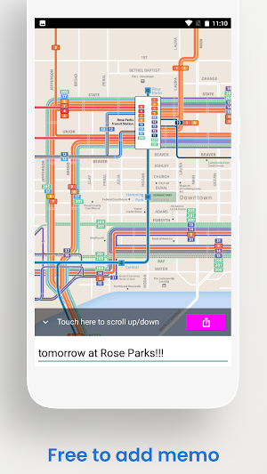Jacksonville Bus/Travel Map Screenshot 3