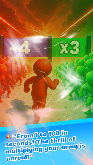 Math Runners: Crowd War Screenshot 0
