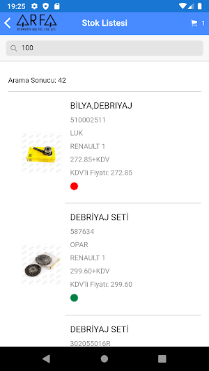 Arfa B2B Uygulaması Screenshot 2