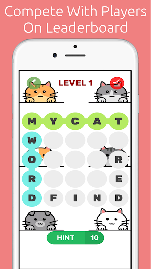 Cat Word Finder Puzzle Screenshot 3