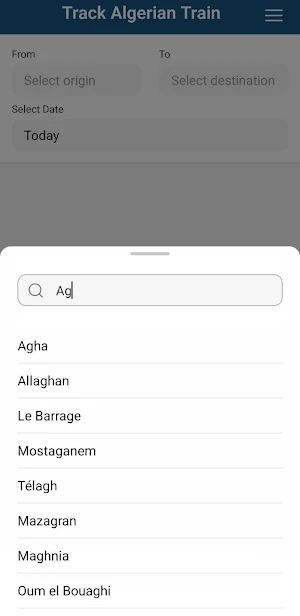 Track Algerian Train Screenshot 0