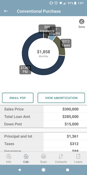 Options Financial Mortgage Screenshot 3