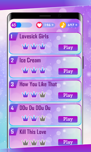 Lovesick Girls - Blackpink Kpop Piano Game Screenshot 1