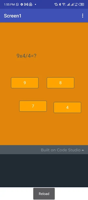 Math Quiz Screenshot 2