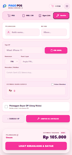 PAGO POS - Aplikasi Kasir Screenshot 1