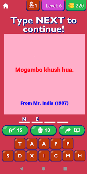 Bollywood Famous Dialogues App Screenshot 3