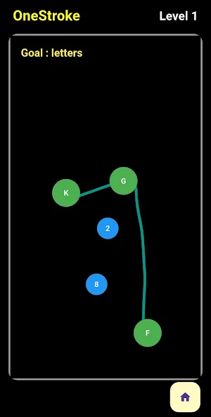 OneStroke, one line game Screenshot 1