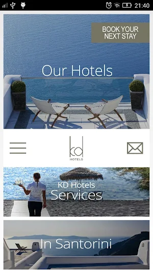 KD Hotels, Santorini Screenshot 0