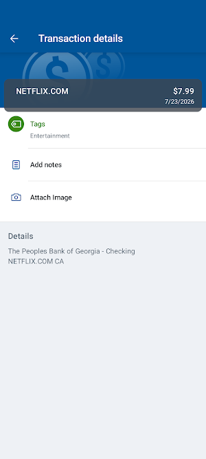 Peoples Bank of GA Screenshot 3