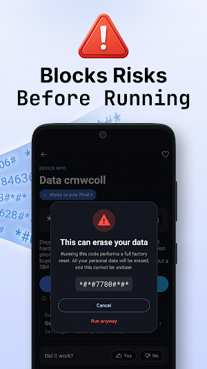 Secret Codes: View Phone Info Screenshot 1