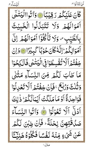 Surah Nisa Screenshot 1