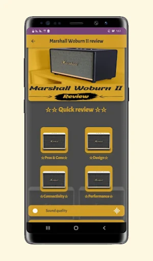 Marshall Woburn II review Screenshot 1