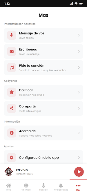 Radio Web - Tu Emisora Web Screenshot 2