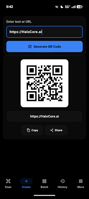 QR Code Suite Screenshot 2