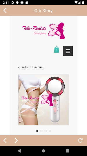 Tele Realite Shopping Screenshot 1