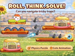 Hamster Roll: Hard Puzzle Screenshot 3
