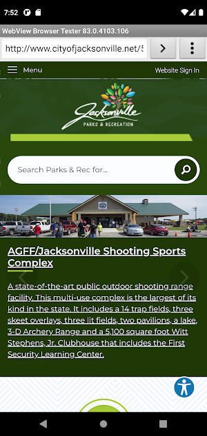 JaxARParks Screenshot 1