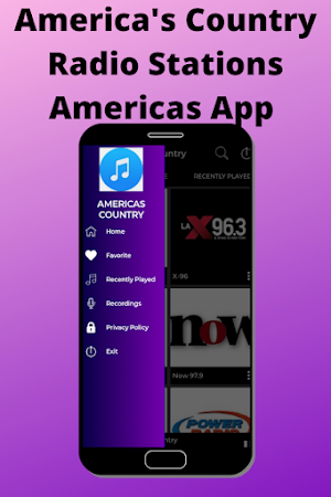 America's Country Radio Stations Americas App Screenshot 2