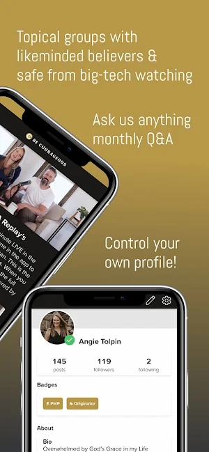 BE COURAGEOUS APP Screenshot 2