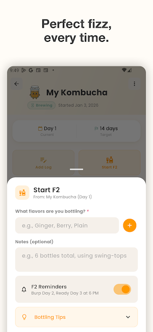 Kombucha Brew Tracker Screenshot 3
