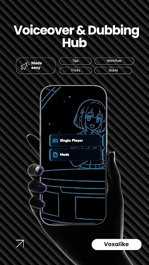 Voxalike App Dub Workflows Screenshot 2