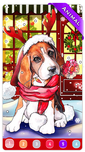 Christmas Color: Coloring Game Screenshot 3
