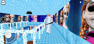 Frozen Granny Scary  Ice Queen Screenshot 1