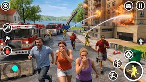 Us Firefighter City Rescue Sim Screenshot 3