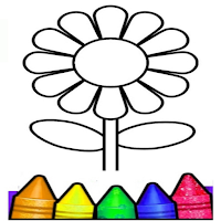 Flower Coloring Book