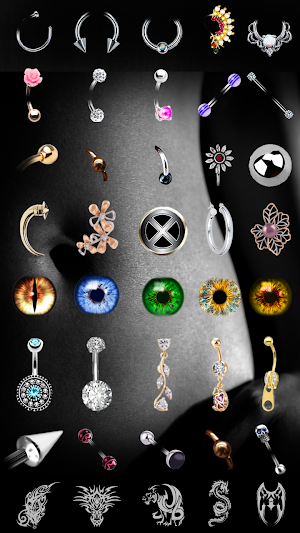 Piercing Photo Make up App : Boy and Girl Make up Screenshot 1