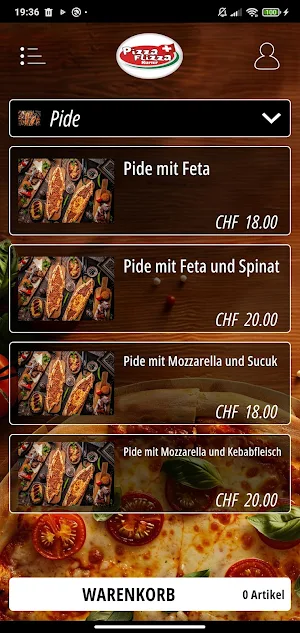 Pizza Flizza Schaffhausen Screenshot 0