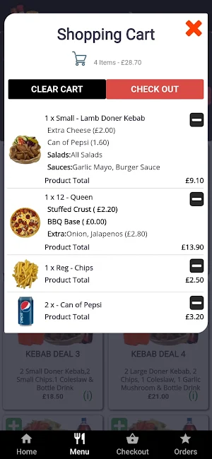 Amore Pizza Kebab Leominster Screenshot 3
