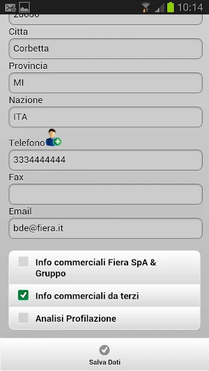 eContact mobile Screenshot 2