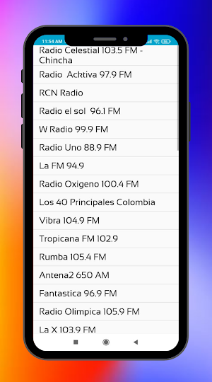 Radios de Colombia en Vivo - Fm / Am Screenshot 1