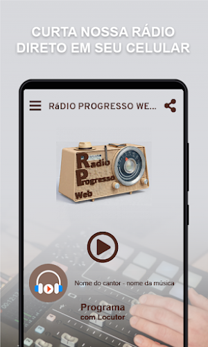 Rádio Progresso Web Screenshot 1