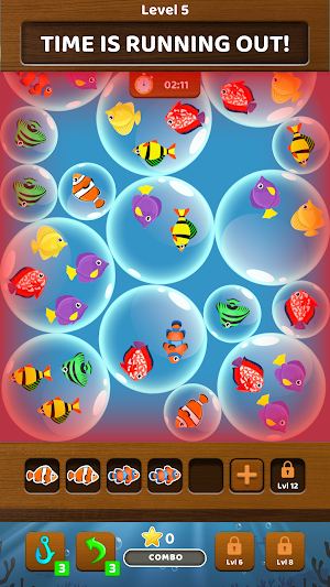 Fish Sort: Triple Match Puzzle Screenshot 3