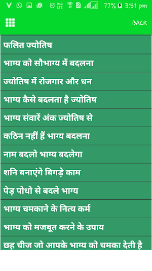 Jyotish Shastra in Hindi Screenshot 0