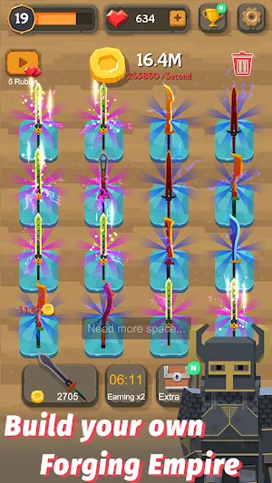 Merge Sword - Idle Blacksmith Master Screenshot 3