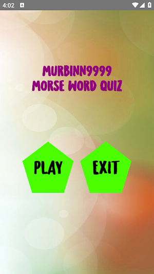 Murbinn9999 morse word quiz Screenshot 0