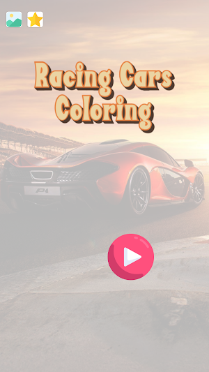 racing car coloring game Screenshot 2