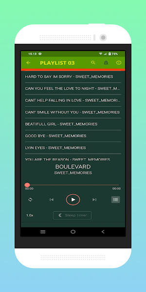 Sweet Memories Songs Vol 01 Screenshot 1