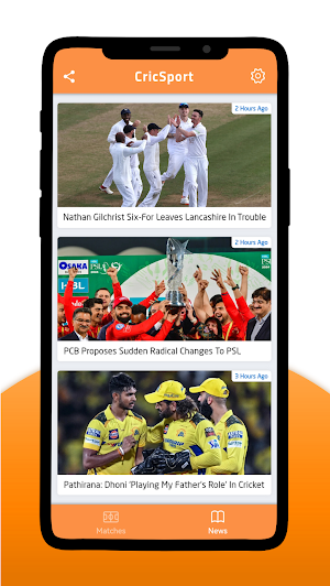 CricSport - cricket score live Screenshot 2