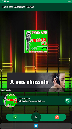 Rádio Web  Esperança Pelotas Screenshot 2