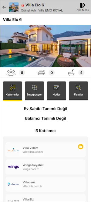 Kiralama Takvimi Screenshot 2
