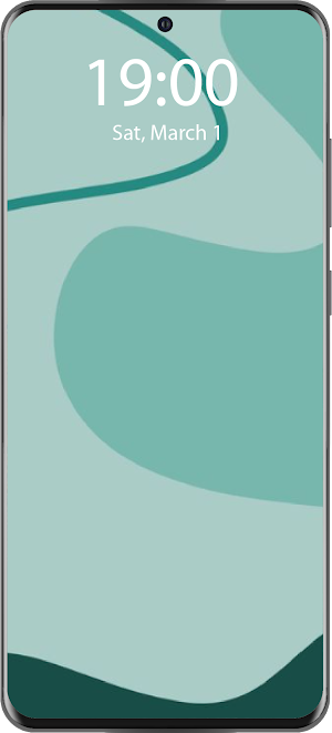 Teal Live Wallpaper Parallax Screenshot 1