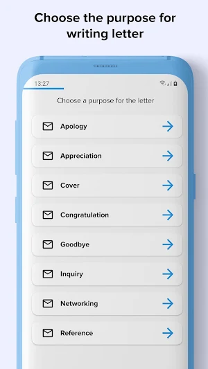 Email Letter Writing App Screenshot 1